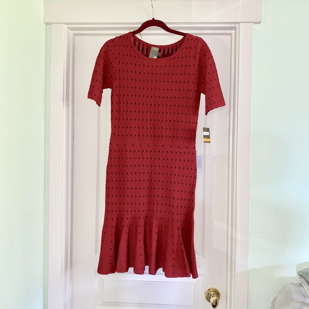 Taylor Dresses Short Sleeve Flounce Hem